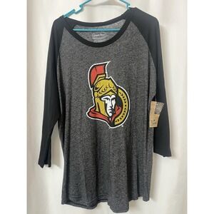 Ottawa Senators NHL‎ Long Sleeve T-Shirt Size Large New Hockey (B71)